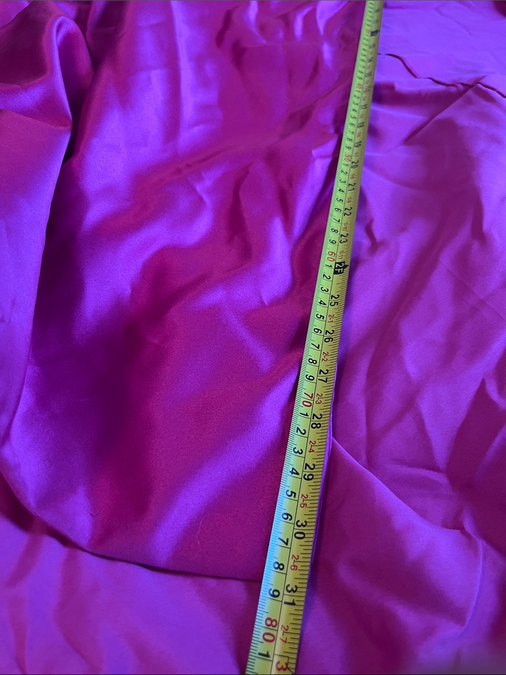 Loyeloy Fuchsia One Shoulder Floor Length Gown - Picture 13 of 14